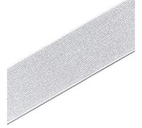 Color Elastic 50 mm White/Silver Coloured