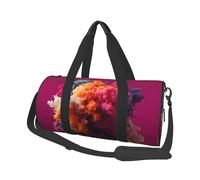 Color Explosion Canvas travel bag, large capacity, can be carried on the shoulder