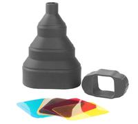 Color Filter Snoot For Photography Flashlights Enhances Photos Precise Light Control For Multiple Photography Needs On Camera Attachment