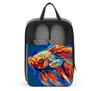 Color Fish Shoe Bag for Travel Daily Use Anti-dust Storage Carrier Golf Shoe Pouch