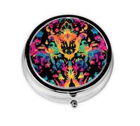 Color Flame Portable Organizer Case Easy Push Button Opening