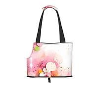 Color fragment paper Printed pet shoulder bag for going out - small dog and cat dual-purpose shoulder bag
