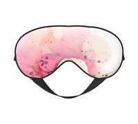 Color Fragment Paper Prints Double-Sided Eye Mask Adjustable Design Light-Blocking and Breathable Suitable for Rest and Travel.