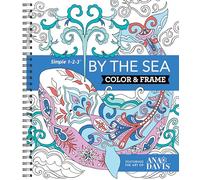 Color & Frame - By the Sea (Adult Coloring Book)