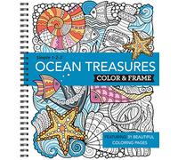 Color & Frame - Ocean Treasures (Adult Coloring Book)