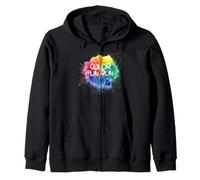 Color Fun Run Zip Hoodie