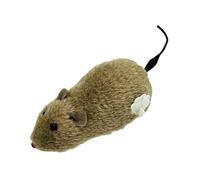Color Furry Mice Cat Toy Wind Up Realistic Toys Funny Moving, Animals Interactive Play for Cat ，Mice and Animals Kqy299 (A, 16cm)