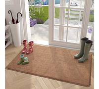 Color G Door Mat 50 X 80 cm, Doormat Dirt Trapper Non-slip, Machine Washable, Soft, Absorbent Entrance Rug Floor Mat for Entryway, Patio, Hallway, Garden, Indoor, Outdoor, Pets and Dogs (Brown)