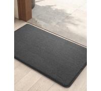COLOR&GEOMETRY Door Matts Indoor 44 x 75 cm, Entry Mat Washable, Dirt Trapper Doormats Inside Non Slip, Absorbent Indoor Mats for Front Door/Back Door/Muddy Paws, Barrier Mat (Dark Grey)