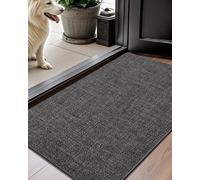 COLOR&GEOMETRY Indoor Doormat 24"x36", Vintage Compilation Pattern, Non-slip Rubber Backing, Traps Dirt and Dust, Slim and Easy to Care for Entrances, Bedrooms, Hallways,Grey