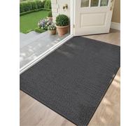 COLOR&GEOMETRY Large Thin Door Mats Indoor 122x183cm, Non Slip Front Door Mat Inside (Rolled-up NO Creases), Low Profile Inside Doormat, Easy to Clean Doormat for Entryway, Patio, Dark Grey