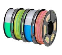 Color Gradient TPU 3D Printer Filament 1.75mm, 95A Flexible Rainbow Filament, Changes Color(Gummy Candies 500g)