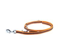 Color & Gray Adjustable Super-Grip Leash, 20 mm x 2,2 m, Orange-Gray