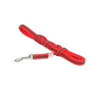 Color & Gray Super-Grip Leash with Handle, 14 mm x 3 m, Red-Gray