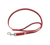 Color & Gray Super-Grip Leash with Handle, 20 mm x 1,2 m, Red-Gray