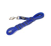 Color & Gray Super-Grip Leash with Handle, 20 mm x 3 m, Blue-Gray