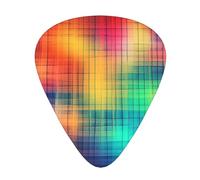 Color grid 12 Pack Guitar Picks Plectrums with Organizer Storage Box, ABS Material Picks for Acoustic & Electric Guitar, 3 Thickness Options