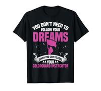 Color Guard Captain Practice Senior Winter Guard Instructor Value Graphic T-Shirt, Men, Black, M