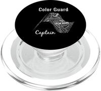 Color Guard Flag CAPTAIN Band Word Collage PopSockets PopGrip for MagSafe