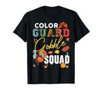 Color Guard Gobble Squad Thanksgiving Matching T-Shirt