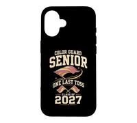 Color Guard Senior One Last Toss Class of 2027 Case for iPhone 16