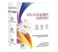 Color Guard Sheets for Laundry, 100-Count Dye Trapping Guard, Washing Machine Color Run Preventer, High-Strength Absorbent Fabric, Fabric Care Accessory with Bleed Prevention Purpose