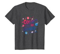 Color Has No Gender: Vibrant Equality Statement T-Shirt, Kids, Dark Heather Grey, 8 Years