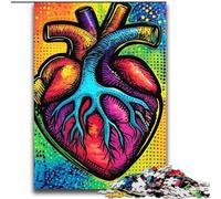 Color Heart 2000 Pieces Jigsaw Puzzles For Teens And Adults, Challenging Game Toys Every Piece Is Unique - Challenging Family Fun Game (70x100cm)