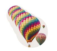 Color Hot Air Balloon Car Air Fresheners Cards Set of 4 Pieces Personalized Car Fresheners Gifts for Men Women Auto Aromatherapy Tablets Hanging Scented Cards for Wardrobe Bathroom