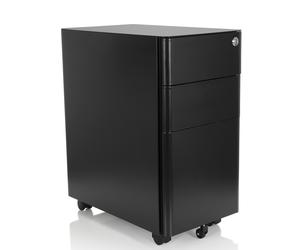 COLOR I | Metal - Mobile Drawer Unit Black