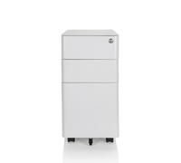 COLOR I | Metal - Mobile Drawer Unit White