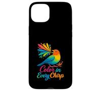 Color In Every Chirp Bright Finch Colorful Songbird Case for iPhone 15 Plus