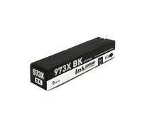 Color Ink Cartridge Compatible With HP PageWide Pro 452dn 452dw 477dn 477dw 552dw For 973 973X 973XL(1PCS Black)