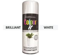 Color It Brilliant White Multi Surface Fast Drying Gloss Satin Primer Chrome Effect Finishes Indoor Outdoor Use 400Ml 1735Pr