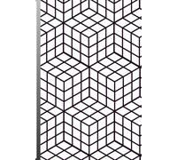 COLOR IT RUBIKS CUBE PATTERN journaling book: PAGE COUVERTURE À COLORIER CUBE RUBIQUE livre cahier d'écriture