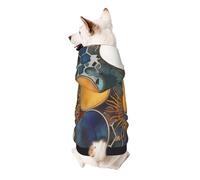 Color Jigsaw Puzzle Dog Hoodie â€“ Soft & Breathable Polyester Pet Clothes for Small, Medium, and Large Dogs