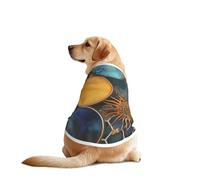 Color Jigsaw Puzzle Dog Shirt for Large & Medium Dogs - Mesh Breathable Pet T-Shirts, Perfect for Daily Wear and Special Occasions