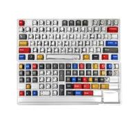 Color Keycap Set 136Keys Heat Sublimated Colorful Keycaps For Mechancial Keyboards And Creative Designers