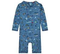 Color Kids - Baby's Suit L/S AOP - Lycra size 92, blue
