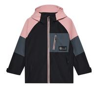 Color Kids - Kid's Junior Jacket Colorblock - Waterproof jacket size 110, black