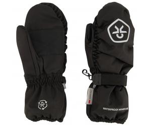 Color Kids - Kid's Mittens Waterproof Recycled - Gloves size 2-4 Years, black