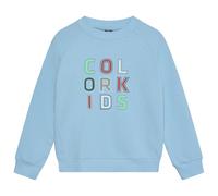 Color Kids - Kid's Sweat with Logo Print - Jumper size 140, blue
