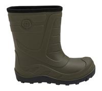 Color Kids - Kid's Thermal Wellies waterproof - Winter boots size 10K, olive/brown