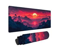 Color Large Mouse Mat 32" x 16" Gaming Mouse Pad, Japanese Mousepad Extended for Men, Office Accessories with Anti-Slip Rubber Base and Double Stitched Edge, Mousemat for Laptop Office, Gifts -TL61OH