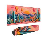 Color Large Mouse Mat 800 x 400 x 3MM Gaming Mouse Pad, Comics Mousepad Extended for Men, Office Accessories with Anti-Slip Rubber Base and Double Stitched Edge, Mousemat for Laptop, Gifts -TL19HP