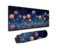 Color Large Mouse Mat 800 x 400 x 3MM Gaming Mouse Pad, Oil Painting Style Mousepad Extended, Office Accessories with Anti-Slip Rubber Base and Double Stitched Edge, Mousemat for Laptop -TL85D6