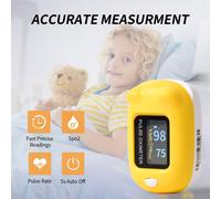 Color LCD Finger Pulse Oximeter Fingertip Blood Oxygen PR Monitor Children New