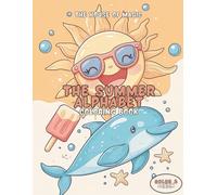 Color & Learn: Summer Alphabet Coloring Book for Kids (A to Z): Fun Kawaii-Style Coloring Pages with 2 Cute Summer-Themed Words per Letter | ABC Learning Workbook for Toddlers & Preschoolers