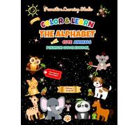 Color & Learn the Alphabet (Vol.1): ABC Animal Coloring Adventure for Kids - Letter A to M