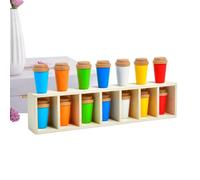 Color Learning Toys, Color Match Bottle Game, Educational Board Toy Activity for Family Birthday Party Memory Challenge Fun Outdoor Indoor Play Beach Backyard Picnic Adults Children Boys